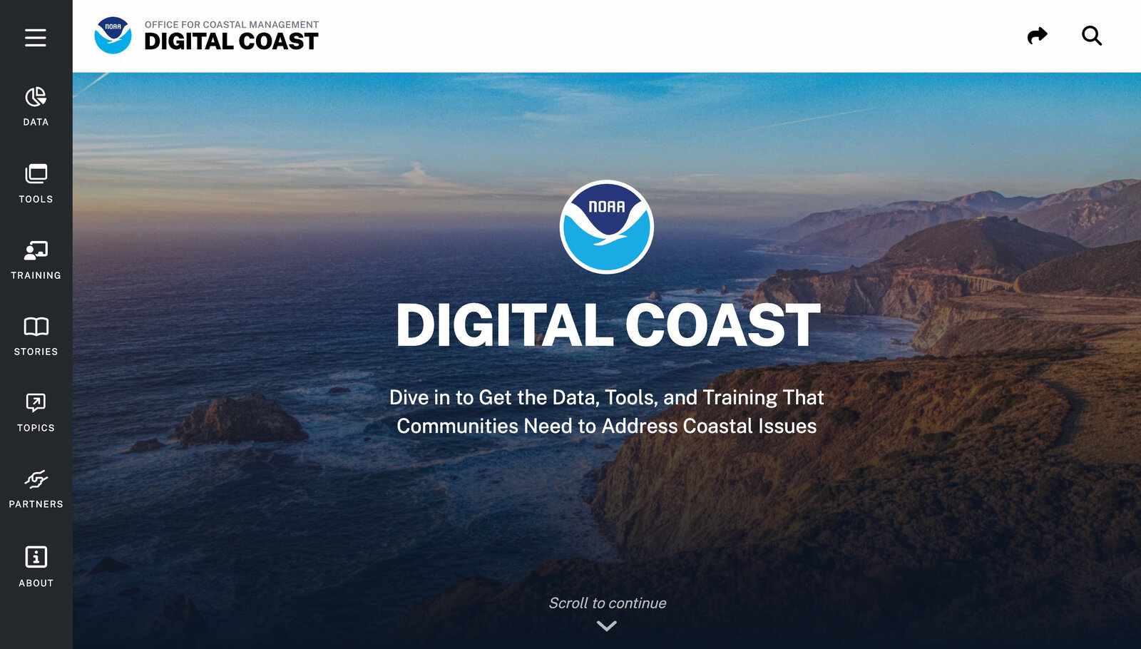 Digital Coast reference image from Dylan’s existing portfolio.